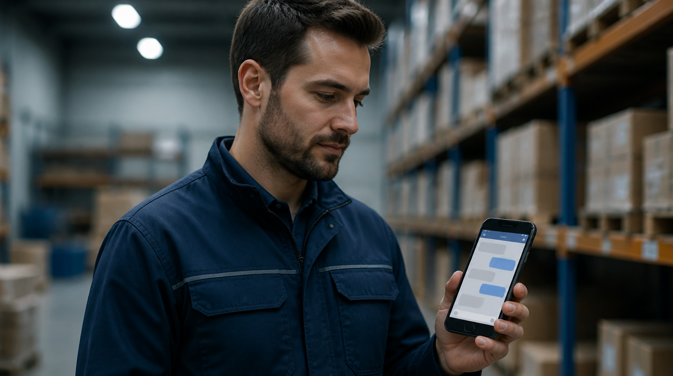 Professional work communication instead of private WhatsApp: GDPR compliance and clear separation of private and work matters.