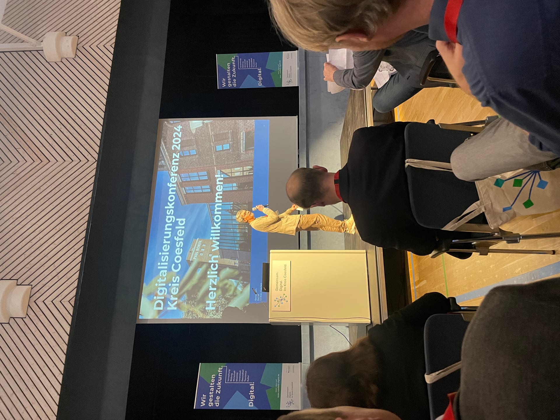 Bühnenprogramm der Digitalisierungskonferenz in Senden